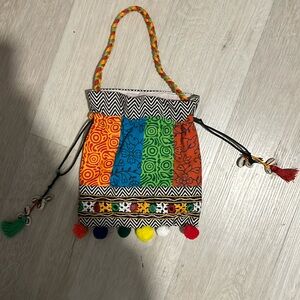 Hand made hand crafted purse beautiful